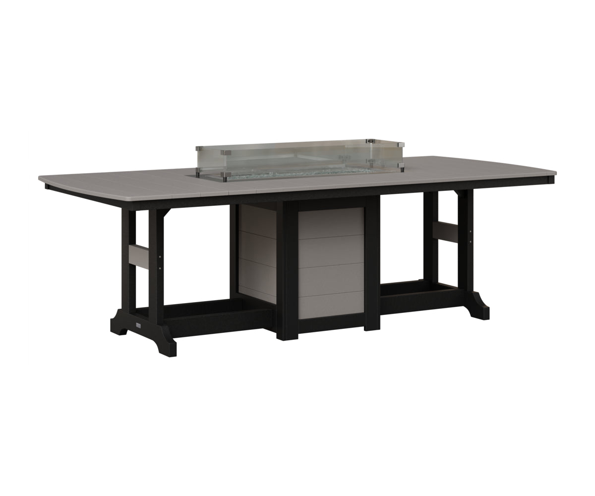 Garden Classic 44" x 96" Fire Table - Bar Height