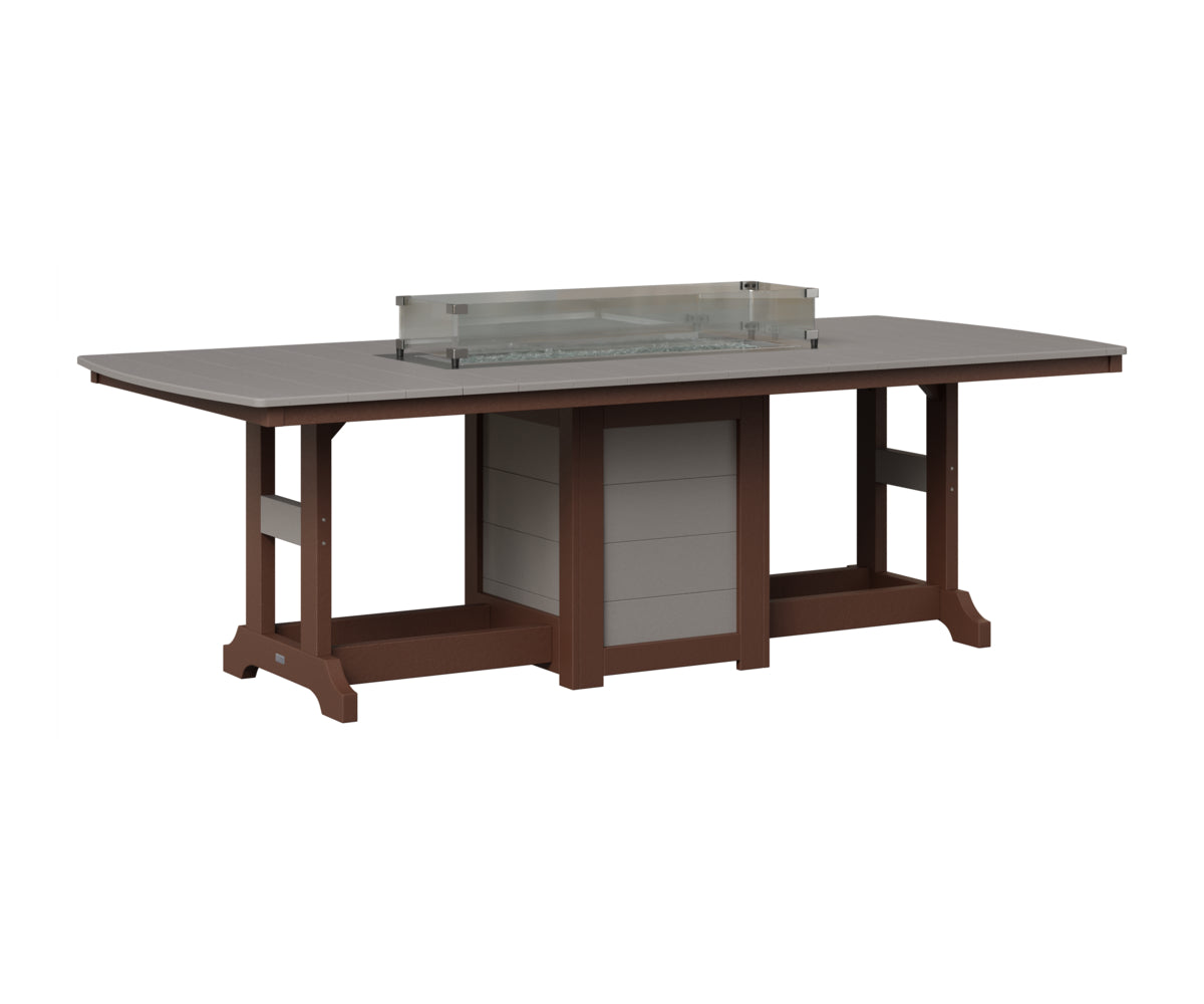 Garden Classic 44" x 96" Fire Table - Bar Height