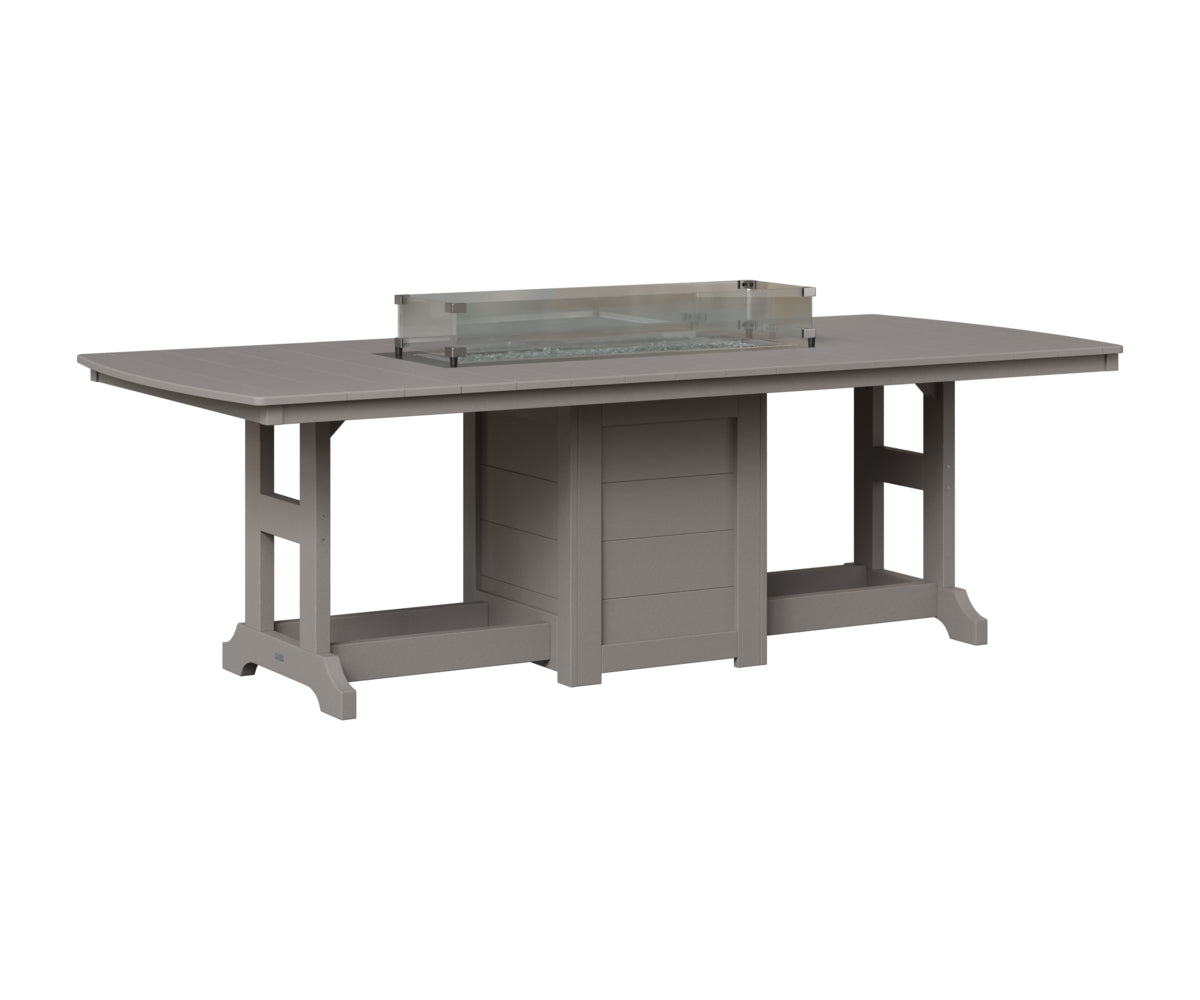 Garden Classic 44" x 96" Fire Table - Bar Height