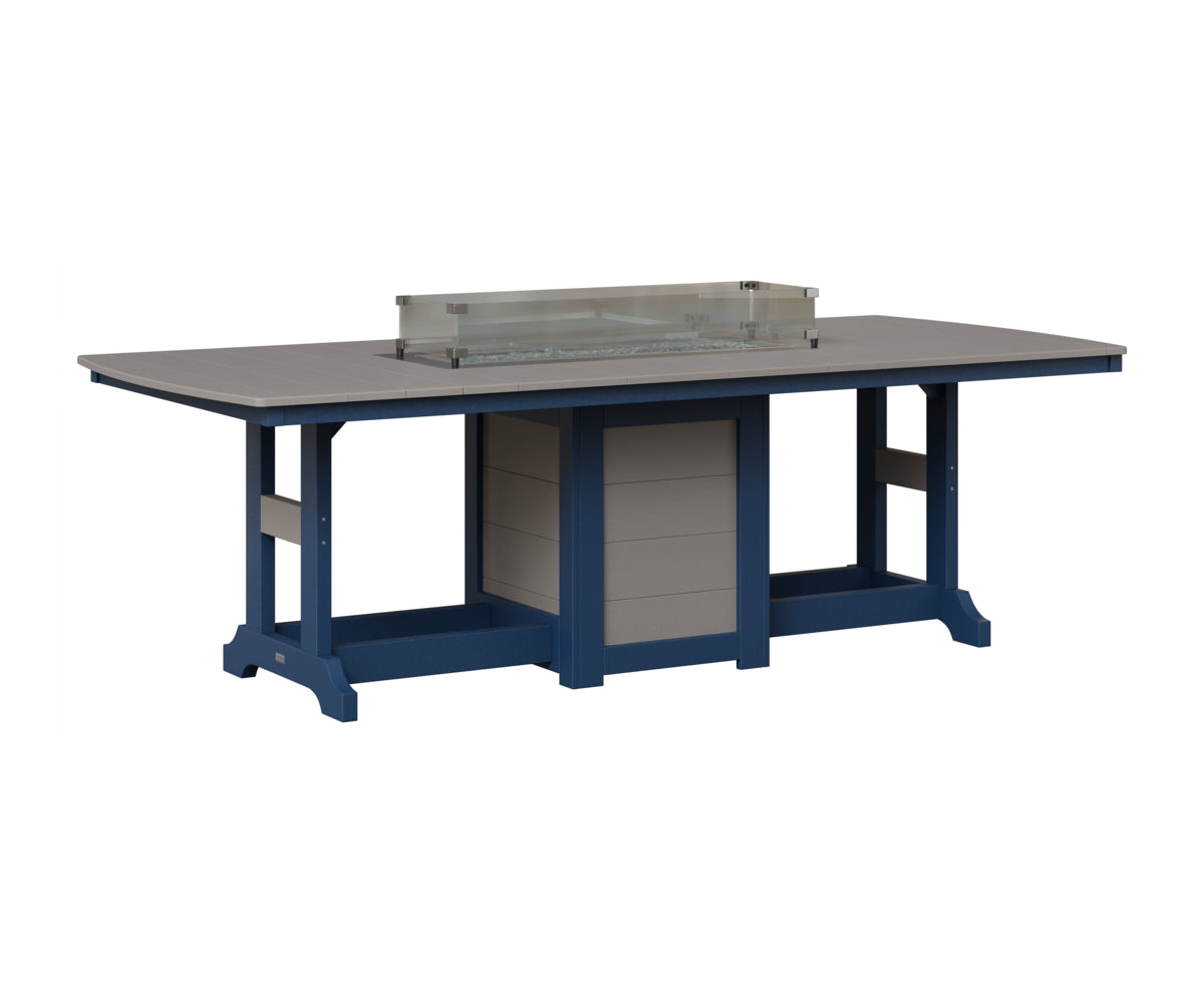 Garden Classic 44" x 96" Fire Table - Bar Height