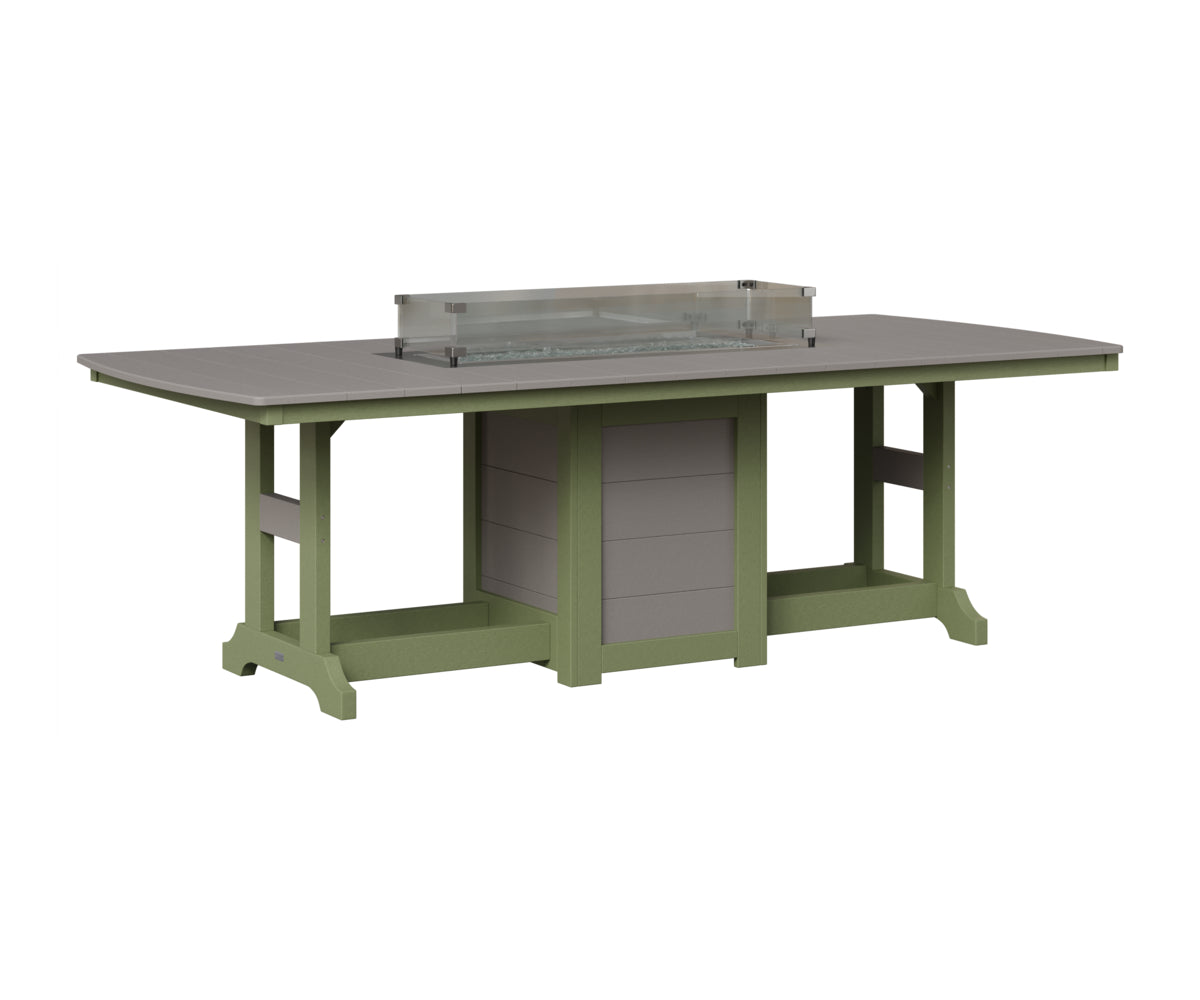 Garden Classic 44" x 96" Fire Table - Bar Height