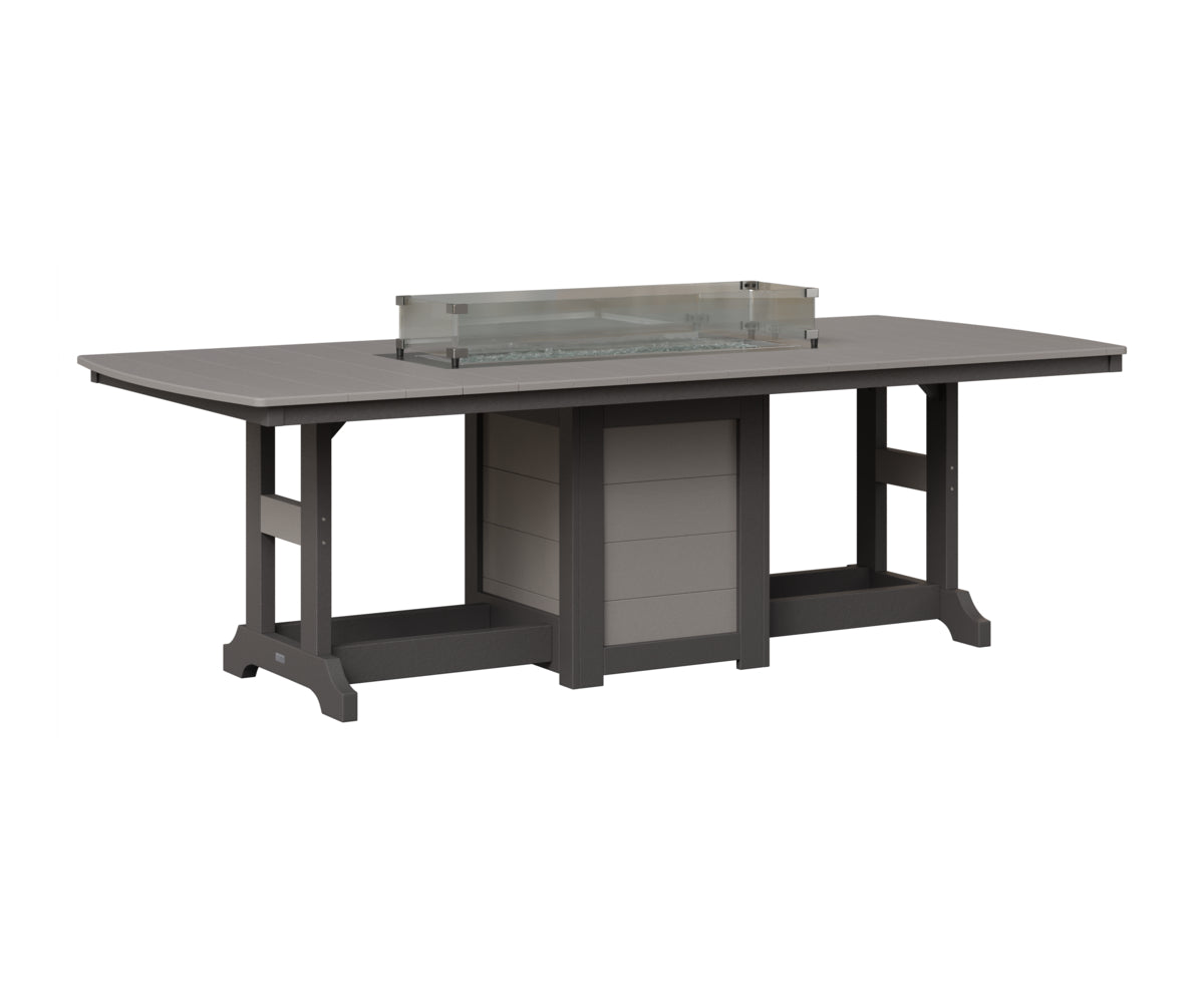 Garden Classic 44" x 96" Fire Table - Bar Height