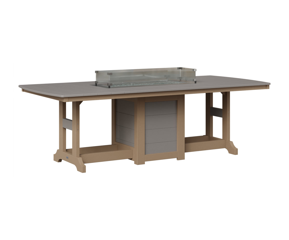 Garden Classic 44" x 96" Fire Table - Bar Height