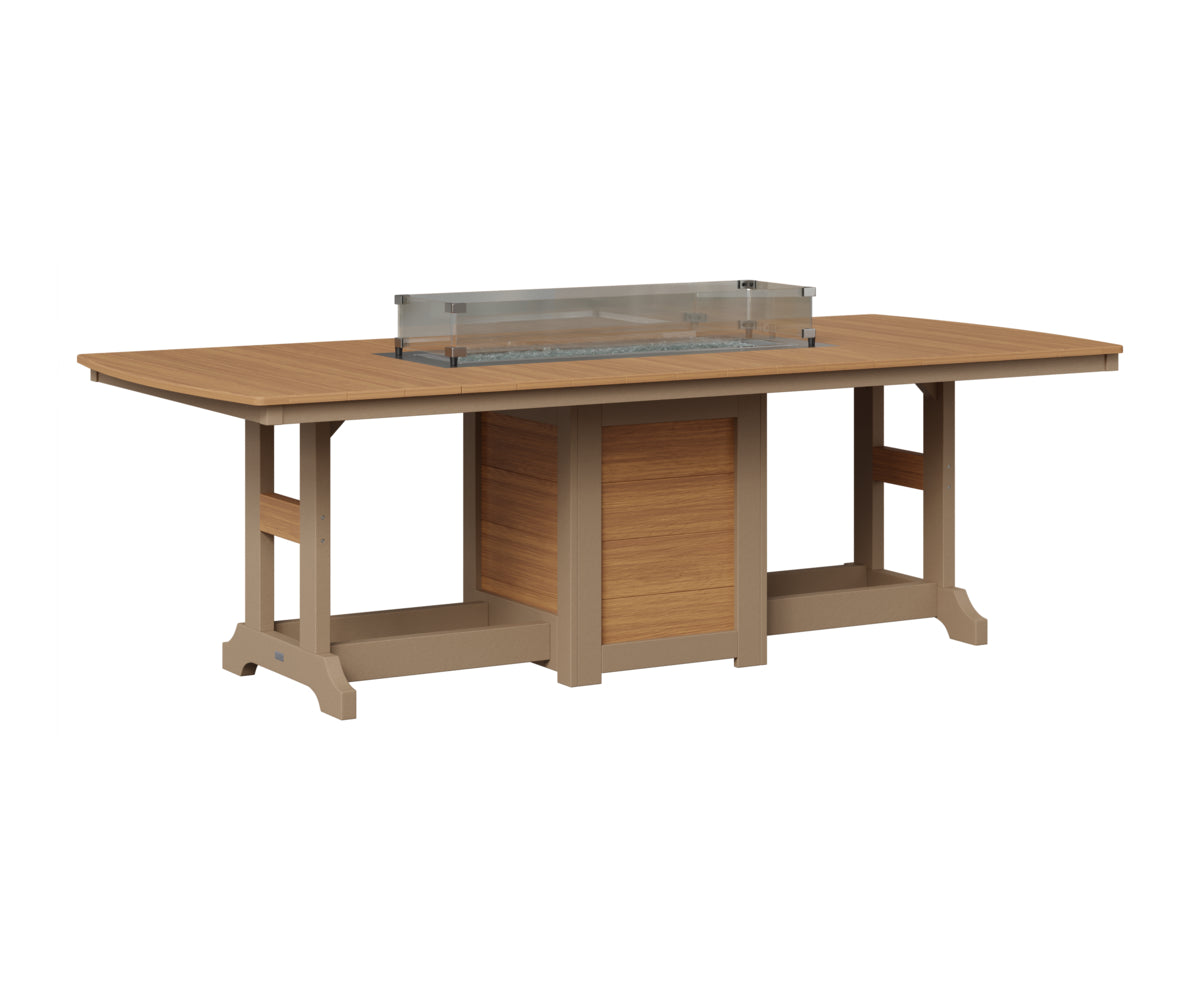 Garden Classic 44" x 96" Fire Table - Bar Height