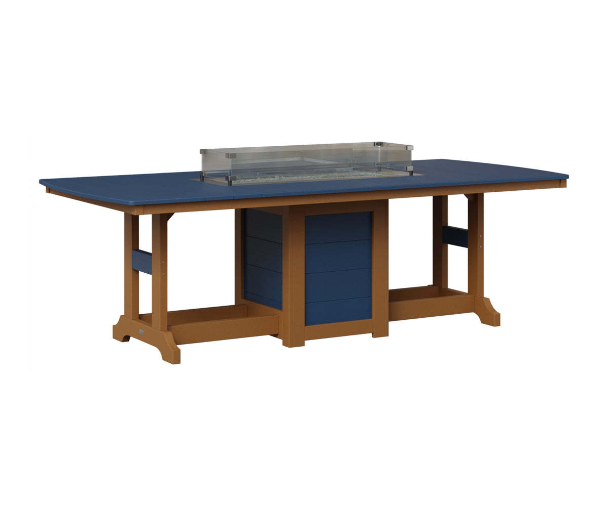 Garden Classic 44" x 96" Fire Table - Bar Height
