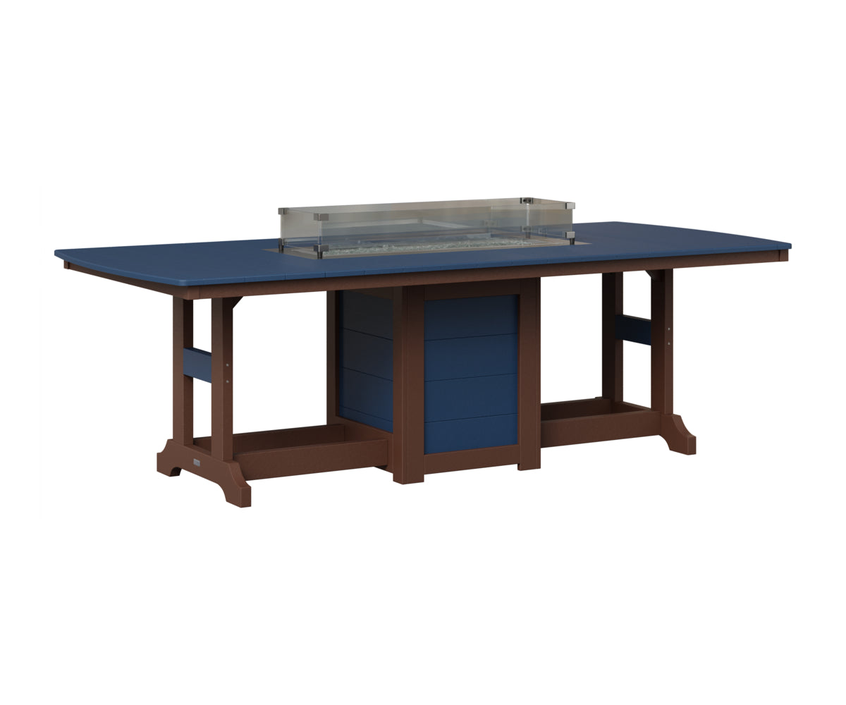 Garden Classic 44" x 96" Fire Table - Bar Height