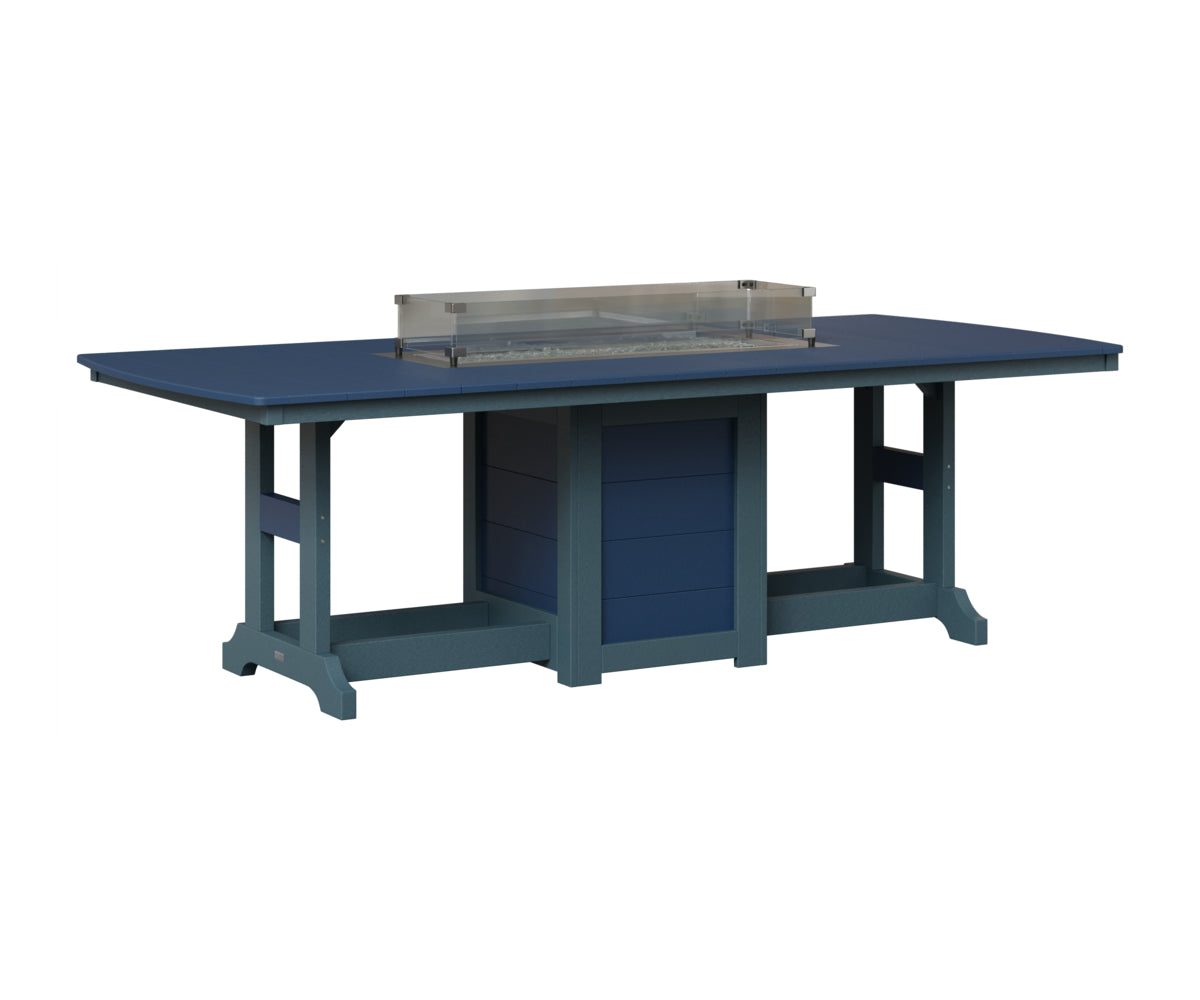 Garden Classic 44" x 96" Fire Table - Bar Height
