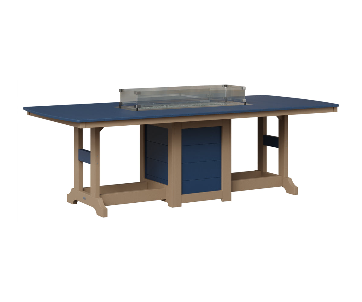 Garden Classic 44" x 96" Fire Table - Bar Height