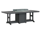 Garden Classic 44x96 Rectangle Dining Fire Table My Store Black 