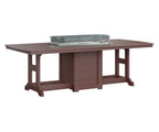 Garden Classic 44x96 Rectangle Dining Fire Table My Store Burgundy 