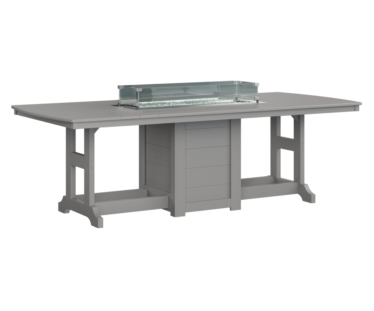 Garden Classic 44x96 Rectangle Dining Fire Table My Store Light Gray 