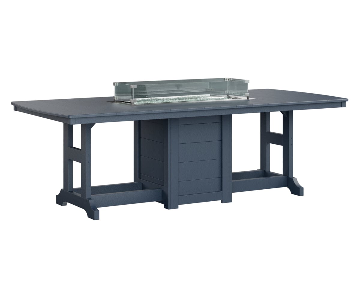 Garden Classic 44x96 Rectangle Dining Fire Table My Store Navy Blue 