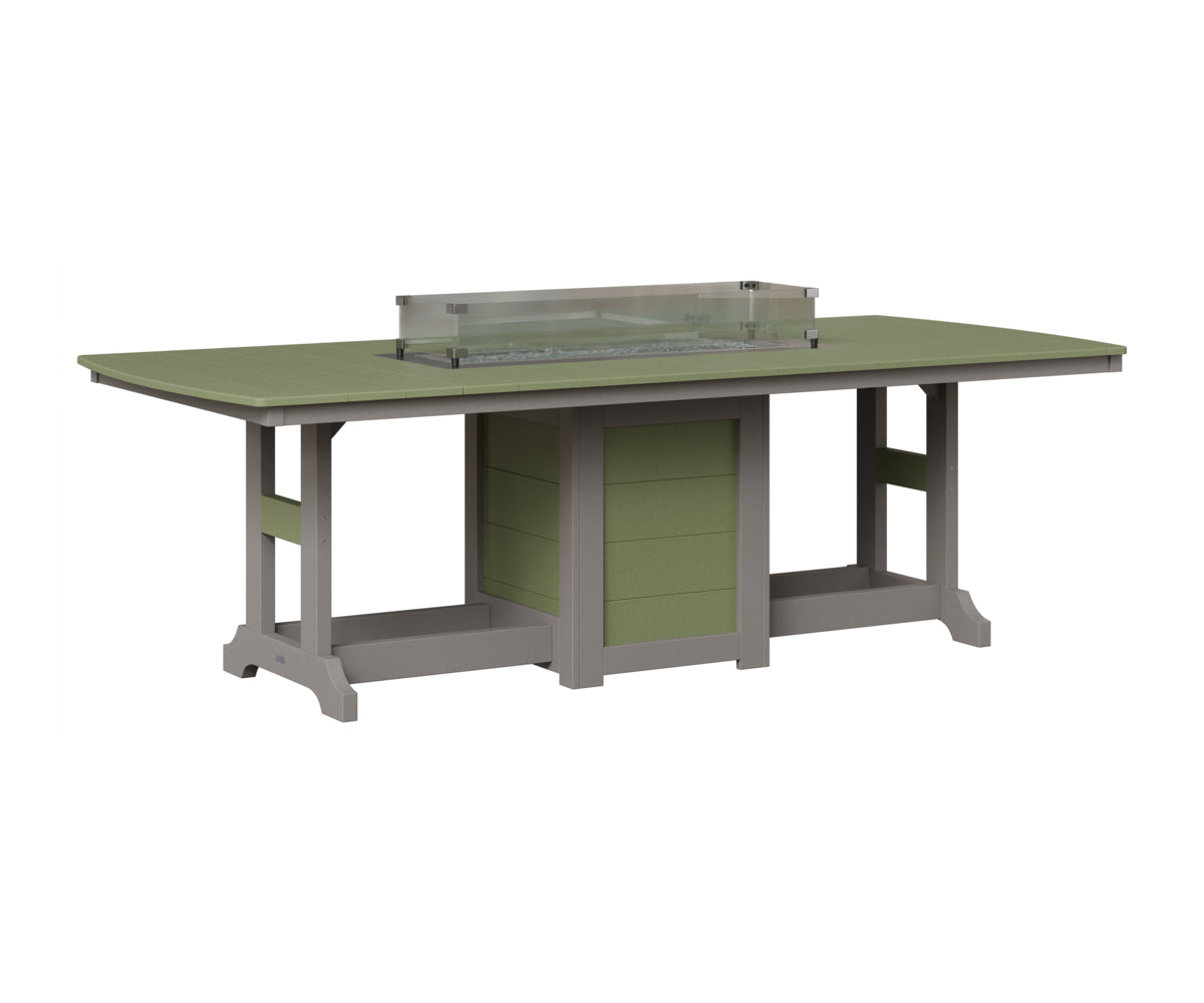 Garden Classic 44" x 96" Fire Table - Bar Height