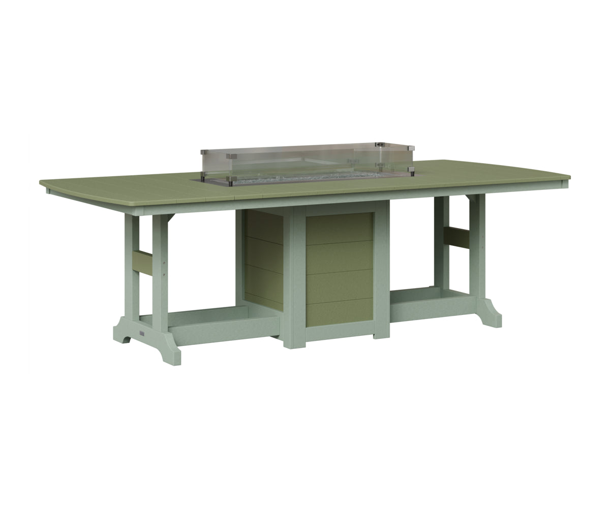 Garden Classic 44" x 96" Fire Table - Bar Height