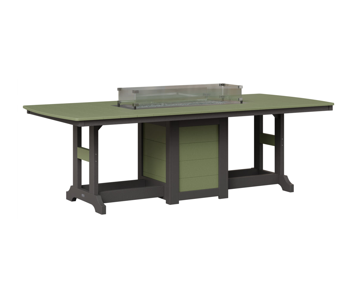 Garden Classic 44" x 96" Fire Table - Bar Height