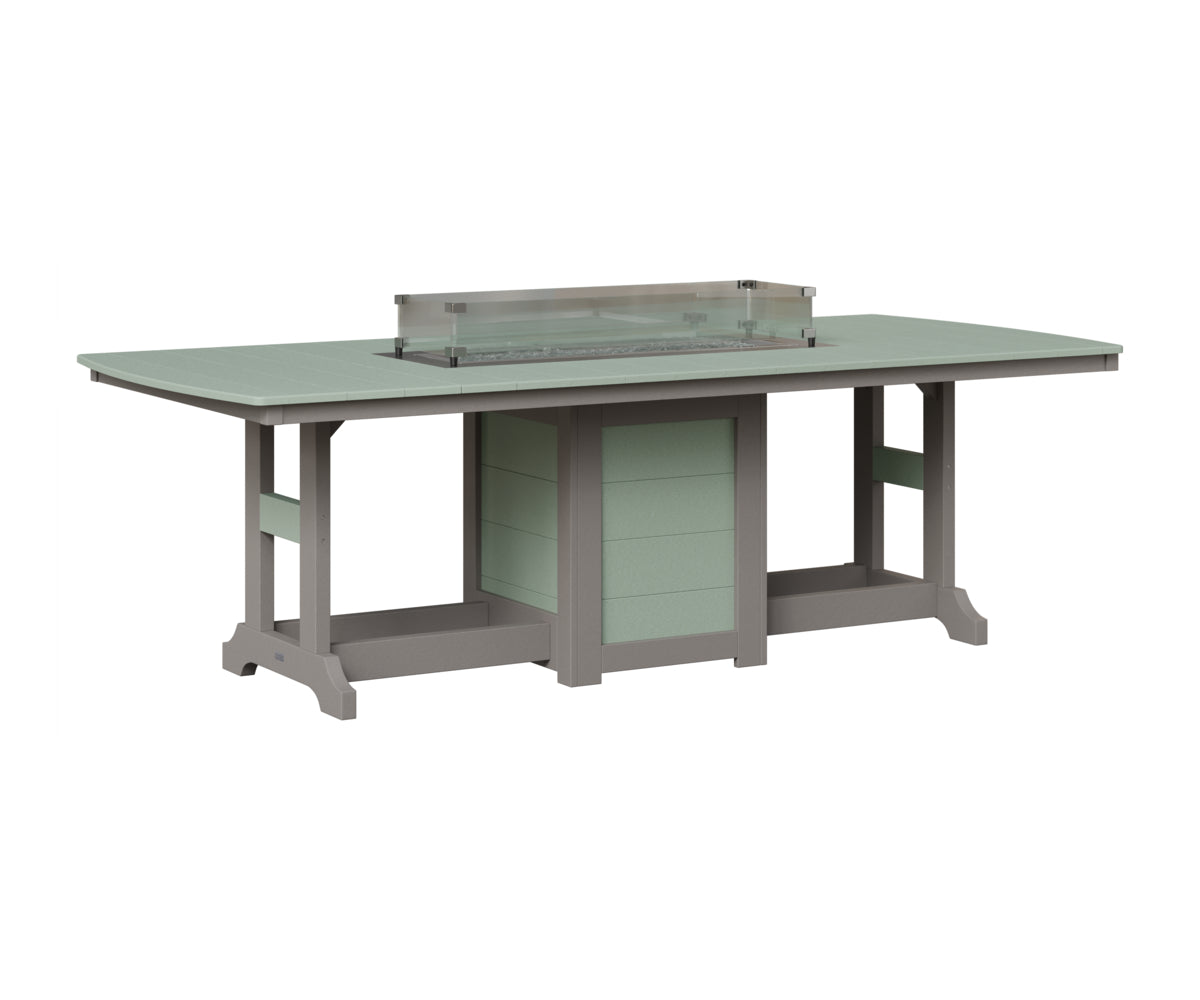 Garden Classic 44" x 96" Fire Table - Bar Height