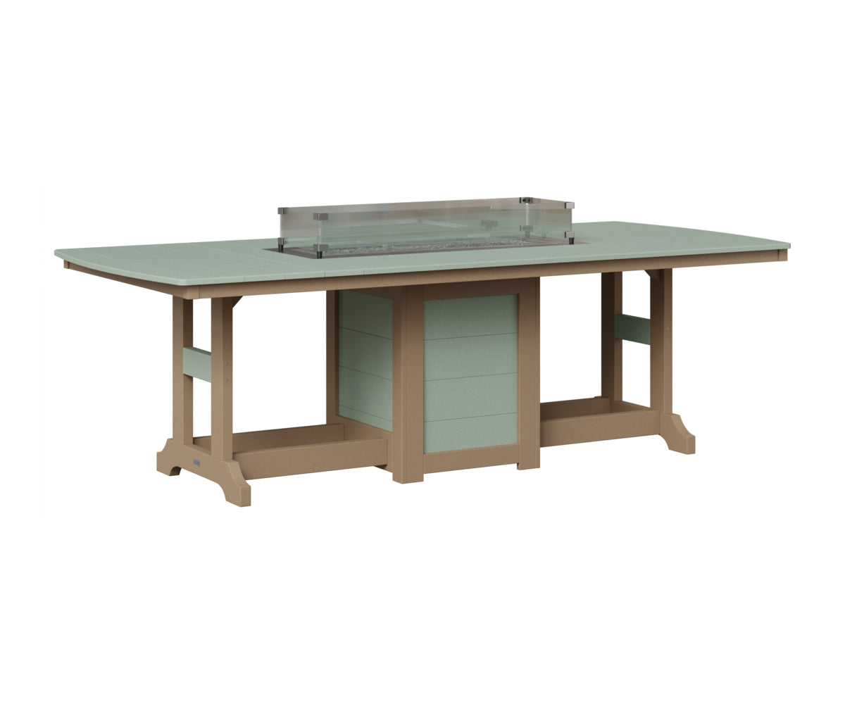 Garden Classic 44" x 96" Fire Table - Bar Height