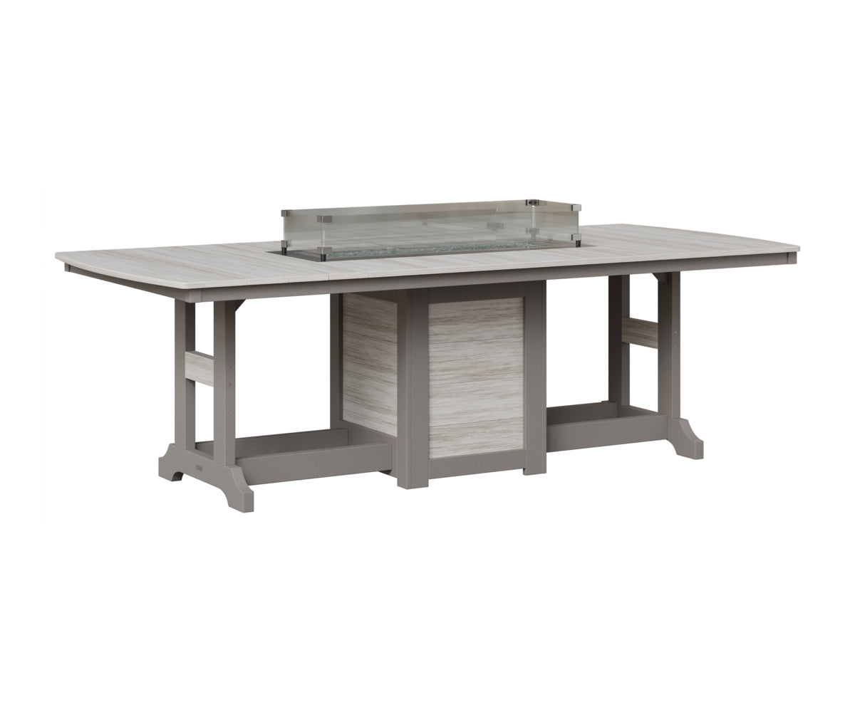 Garden Classic 44" x 96" Fire Table - Bar Height