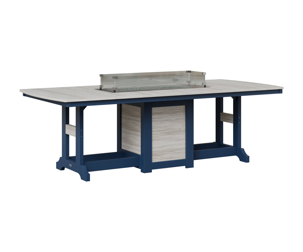 Garden Classic 44" x 96" Fire Table - Bar Height