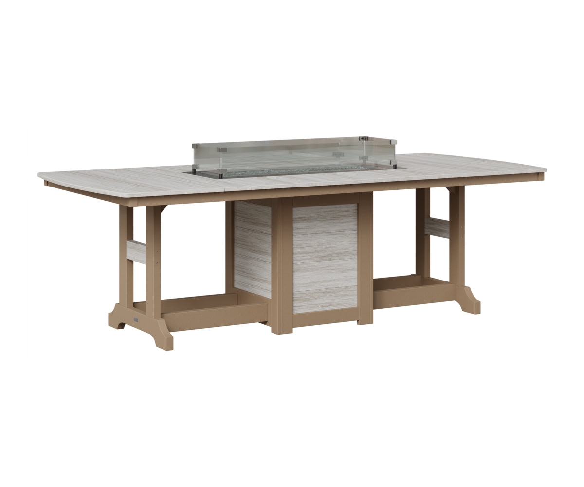 Garden Classic 44" x 96" Fire Table - Bar Height