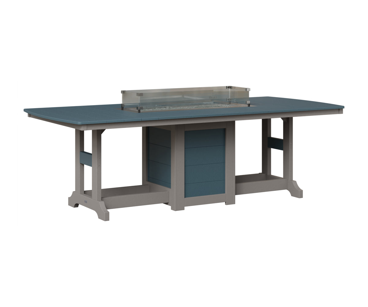 Garden Classic 44" x 96" Fire Table - Bar Height