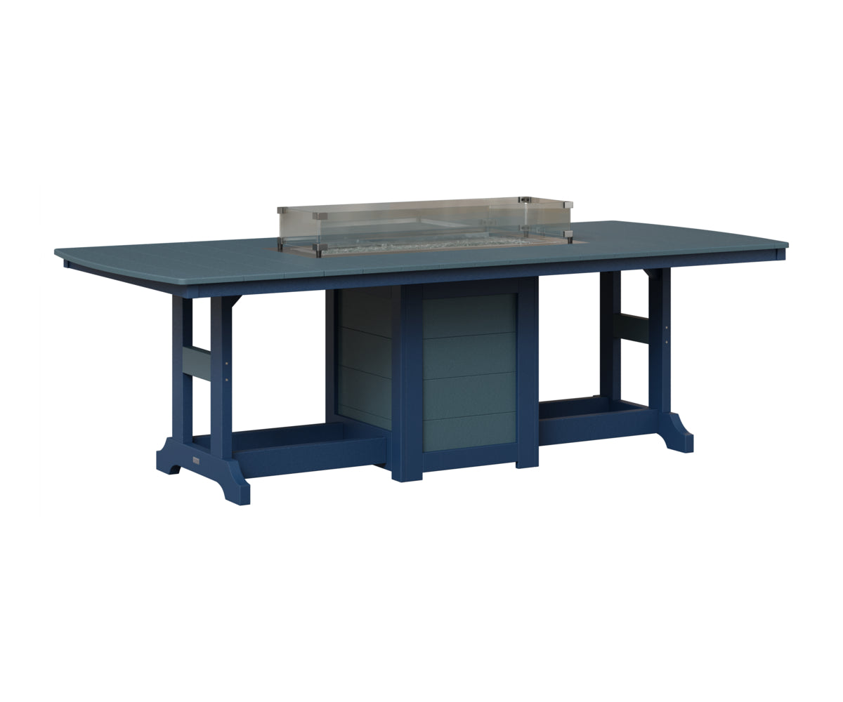 Garden Classic 44" x 96" Fire Table - Bar Height