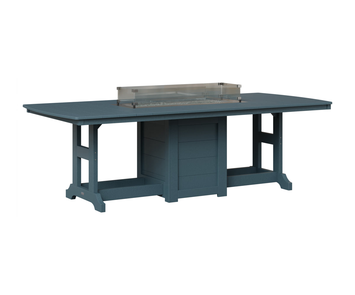 Garden Classic 44" x 96" Fire Table - Bar Height