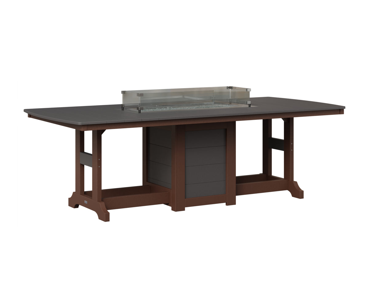 Garden Classic 44" x 96" Fire Table - Bar Height