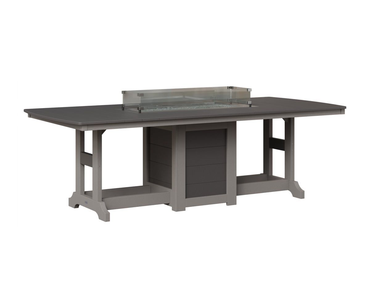 Garden Classic 44" x 96" Fire Table - Bar Height