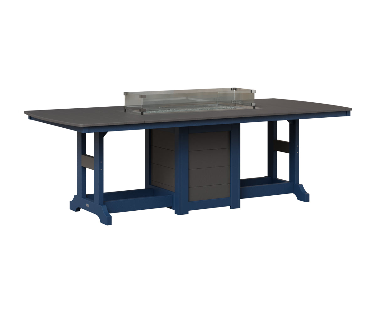 Garden Classic 44" x 96" Fire Table - Bar Height