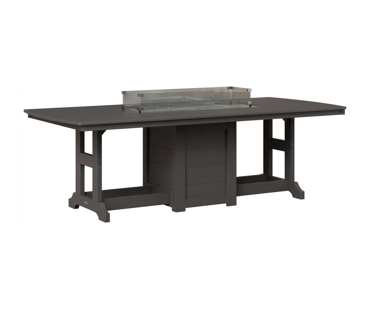 Garden Classic 44" x 96" Fire Table - Bar Height