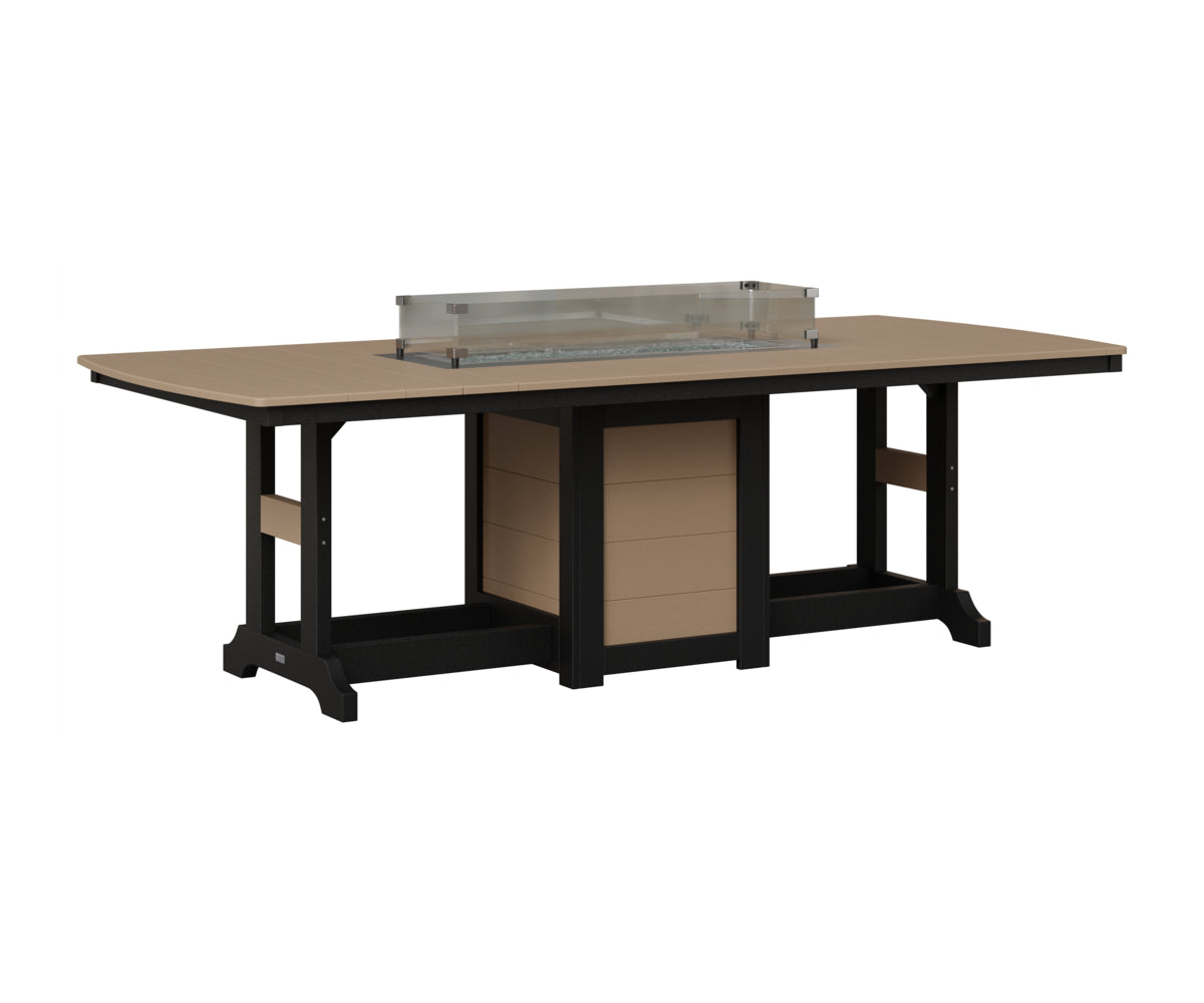 Garden Classic 44" x 96" Fire Table - Bar Height