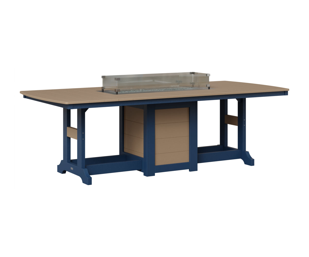 Garden Classic 44" x 96" Fire Table - Bar Height