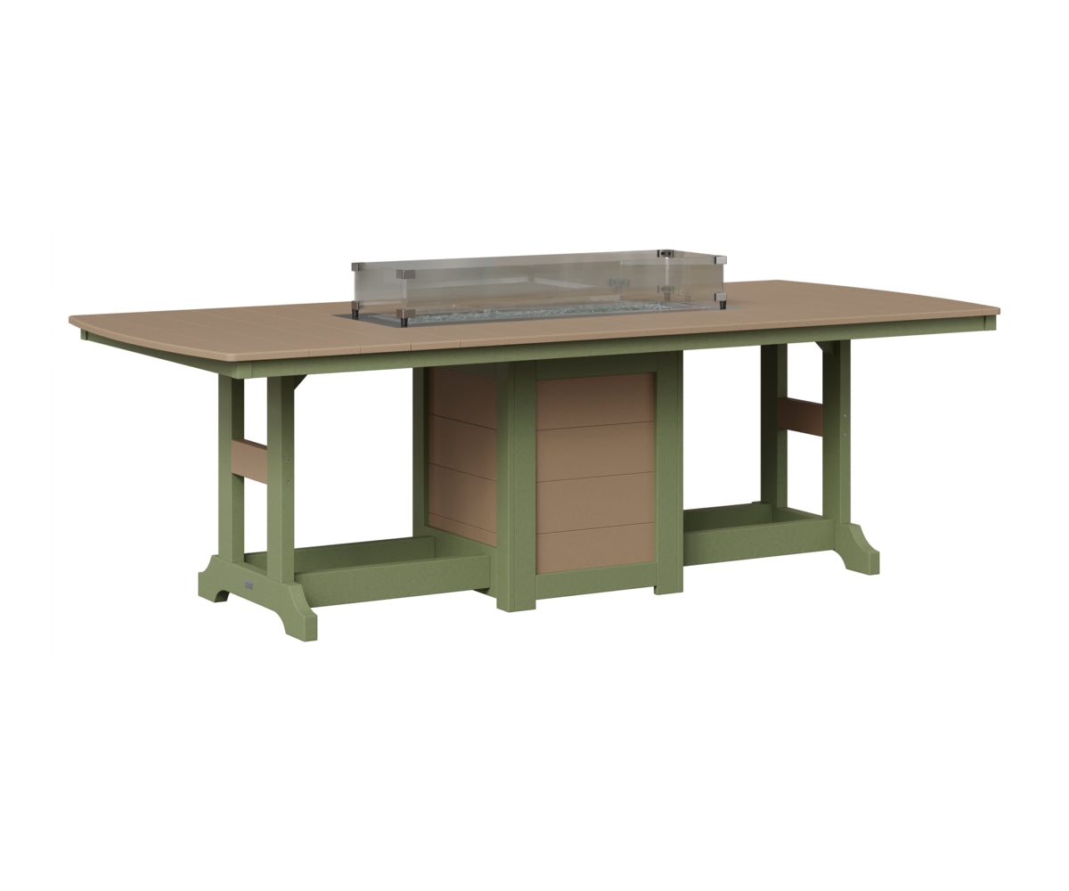 Garden Classic 44" x 96" Fire Table - Bar Height