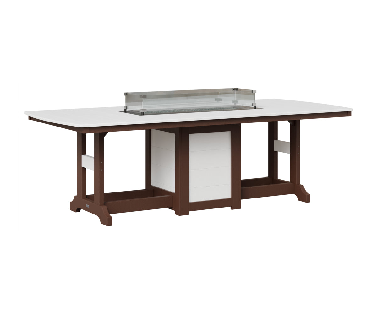 Garden Classic 44" x 96" Fire Table - Bar Height