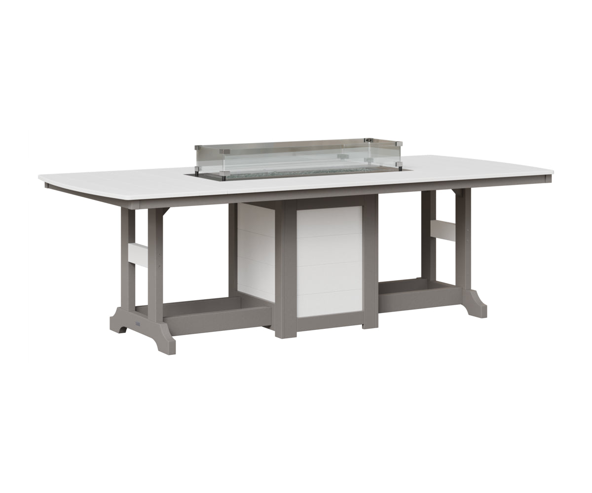 Garden Classic 44" x 96" Fire Table - Bar Height