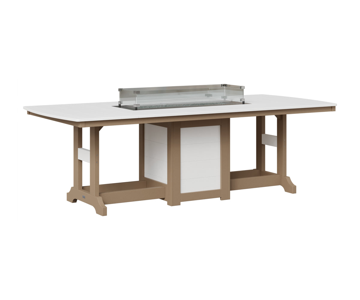 Garden Classic 44" x 96" Fire Table - Bar Height