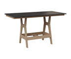 Harbor 33" x 66" Rectangular Table - Dining Height