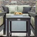 Camden End Table Rockwood Outdoor Furniture Aruba Blue 