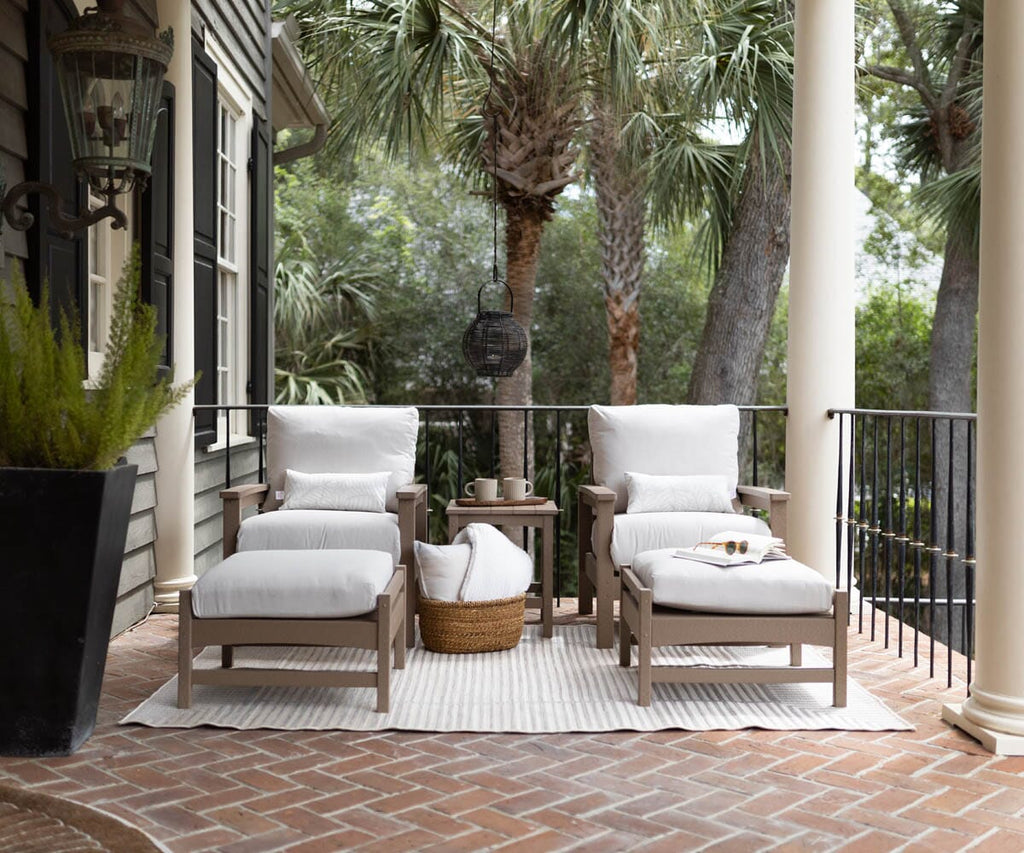 Camden Ottoman Rockwood Outdoor Furniture 