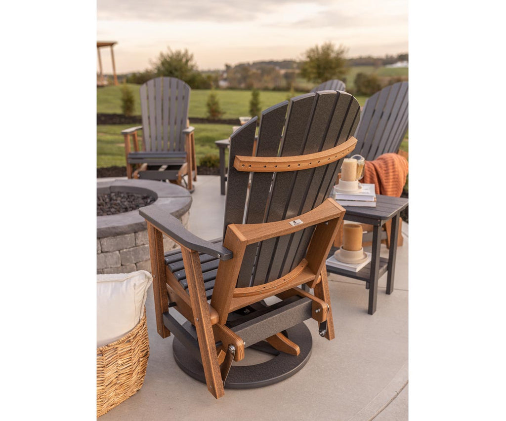 Comfo-Back Single Glider with Allochrome Brackets
