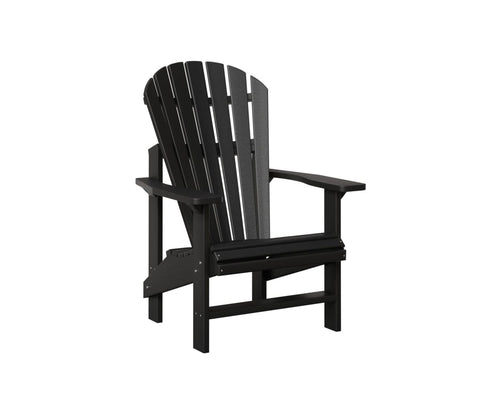 Comfo Back Upright Adirondack Chair My Store Black 