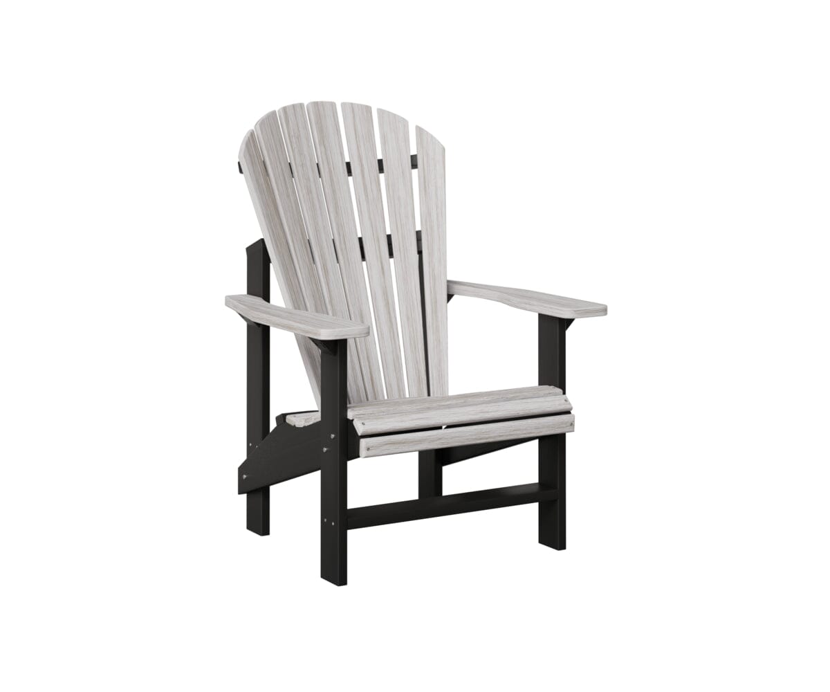 Comfo Back Upright Adirondack Chair My Store Back & Seat: Seashell I Frame: Black 
