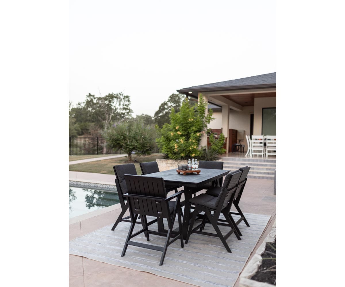 Hudson 40" x 40" Square Table - Counter Height Rockwood Outdoor Furniture 