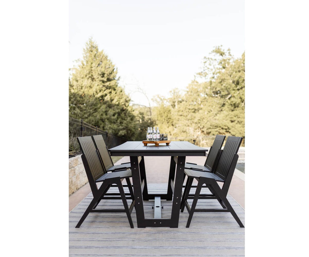 Hudson 40" x 70" Rectangle Table - Bar Height Rockwood Outdoor Furniture 