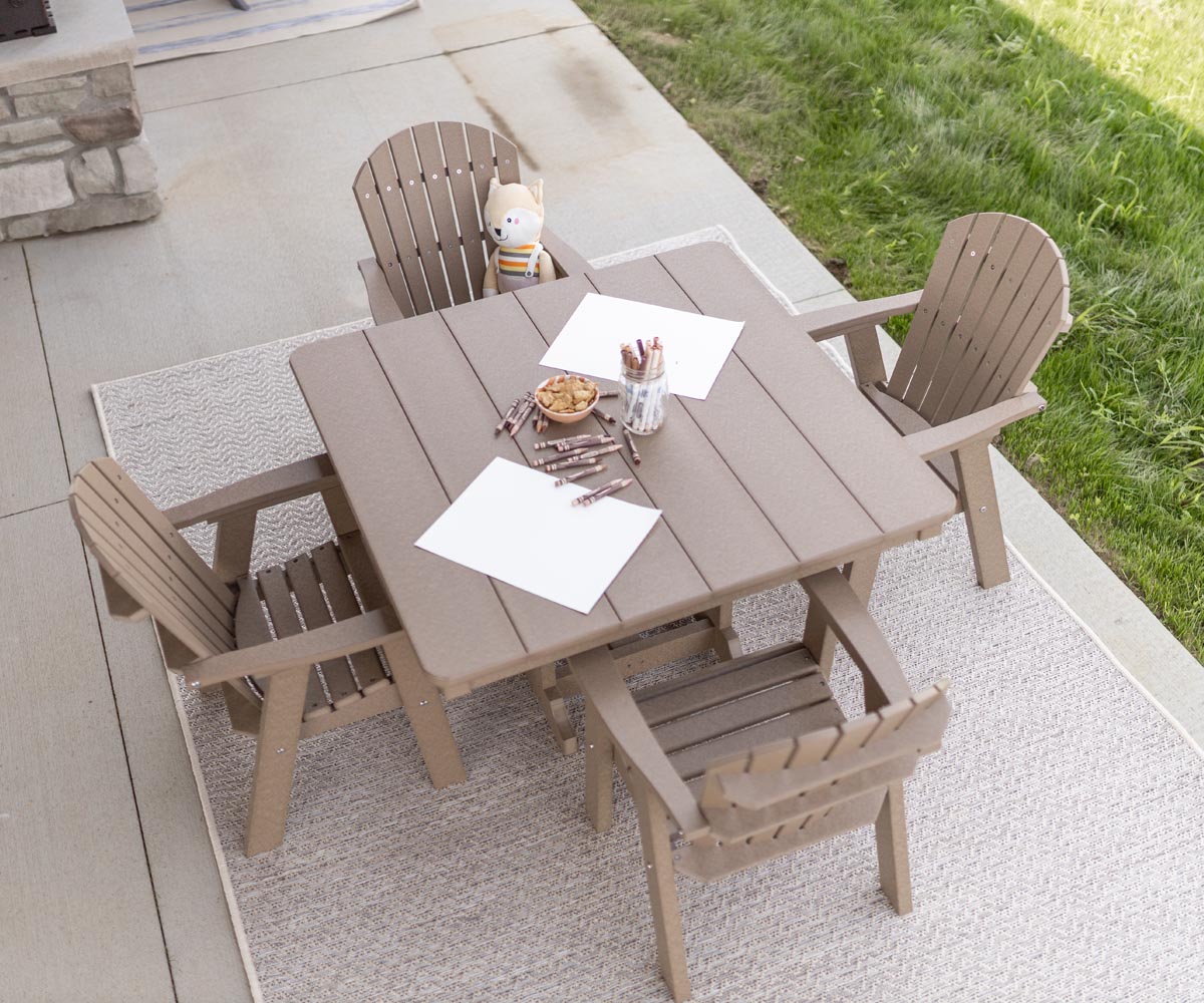 Kid's 33" Square Dining Table