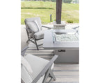 Numa 47" Sq Fire Table Dining Rockwood Outdoor Furniture 