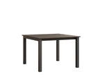 Berkley Expandable Table 42"x42 Rockwood Outdoor Furniture Hammered Top: Bronze Granite Speckle Closed