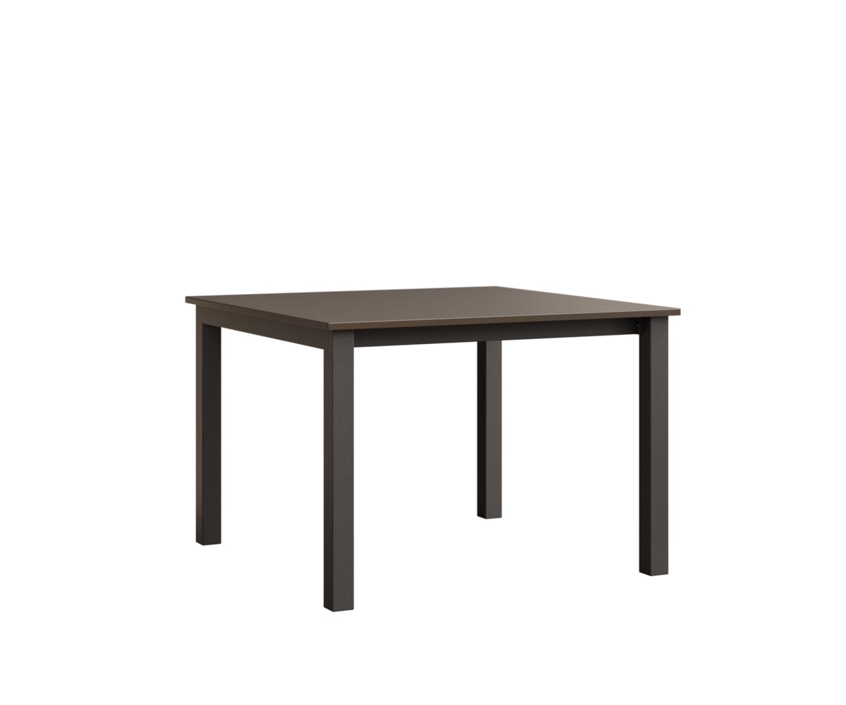 Berkley Expandable Table 42"x42 Rockwood Outdoor Furniture Hammered Top: Bronze Granite Speckle Closed
