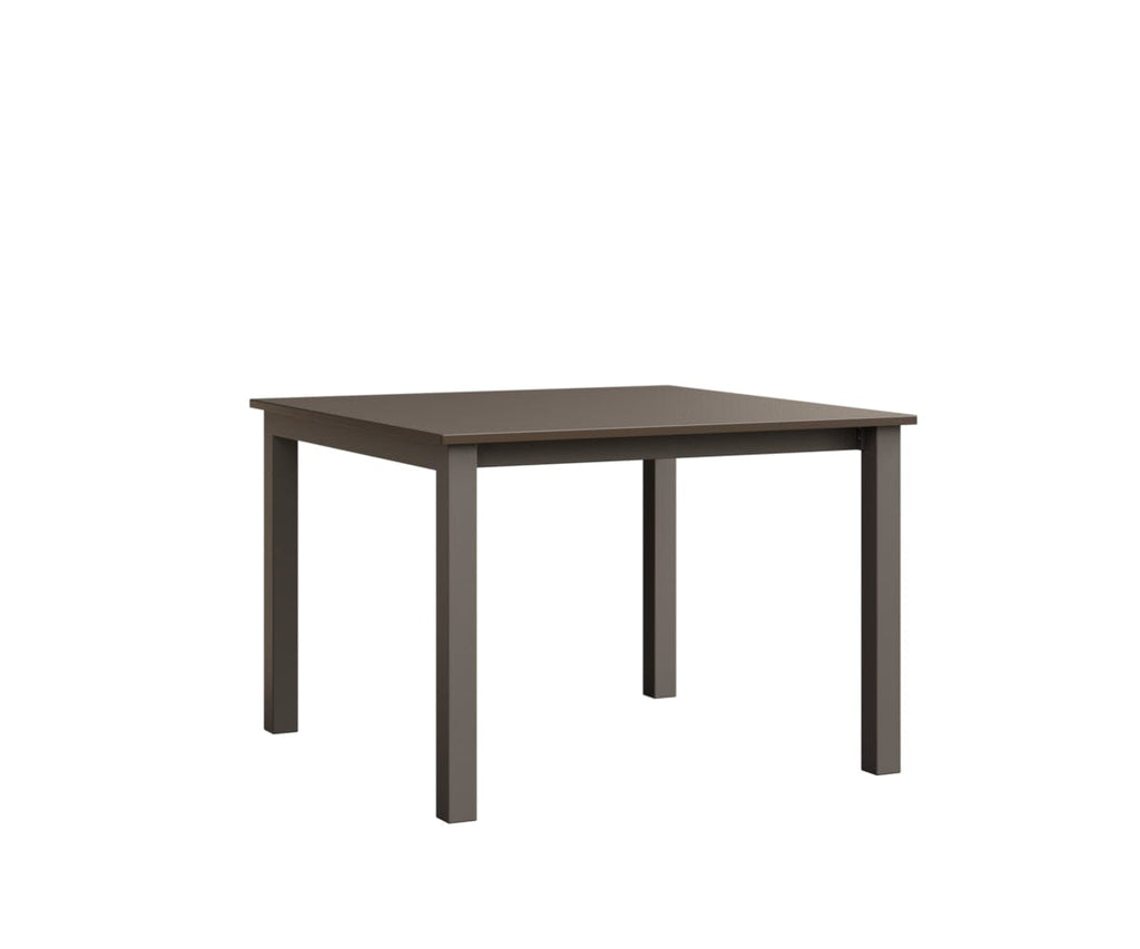 Berkley Expandable Table 42"x42 Rockwood Outdoor Furniture Hammered Top: Bronze Graphite Closed